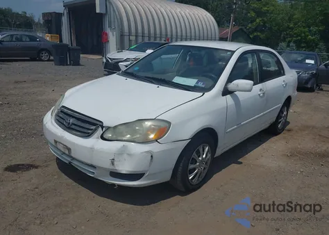 2003 Toyota Corolla Le from USA, damaged, VIN JTDBR32E930019739